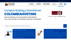 What Colombiahosting.com.co website looked like in 2022 (1 year ago)