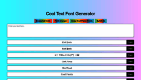 What Coolfonts.top website looked like in 2022 (1 year ago)