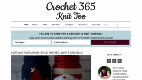 What Crochet365knittoo.com website looked like in 2022 (4 years ago)