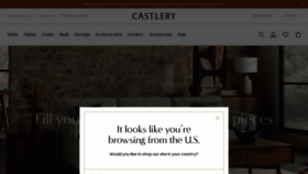 What Castlery.com.au website looked like in 2022 (1 year ago)
