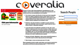 What Coveralia.com website looked like in 2022 (1 year ago)