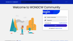 What Community.wongcw.com website looked like in 2022 (1 year ago)