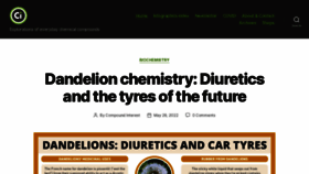 What Compoundchem.com website looked like in 2022 (1 year ago)