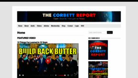What Corbettreport.com website looked like in 2022 (1 year ago)