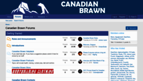 What Canadianbrawn.com website looked like in 2022 (1 year ago)