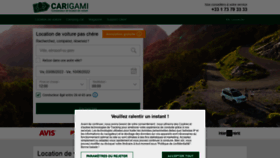 What Carigami.fr website looked like in 2022 (3 years ago)