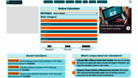 What Calculatoratoz.com website looked like in 2022 (1 year ago)