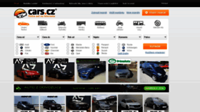 What Cars.cz website looked like in 2022 (1 year ago)