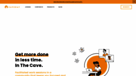 What Caveday.org website looked like in 2022 (1 year ago)