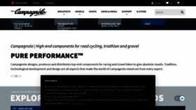 What Campagnolo.com website looked like in 2022 (1 year ago)