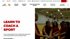 What Coach.ca website looked like in 2022 (1 year ago)