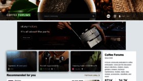 What Coffeeforums.co.uk website looked like in 2022 (1 year ago)