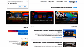 What Cc-namsogen.com website looked like in 2022 (1 year ago)