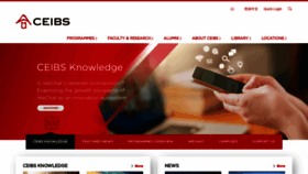 What Ceibs.edu website looked like in 2022 (3 years ago)