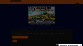 What Casabienetre.fr website looked like in 2022 (1 year ago)