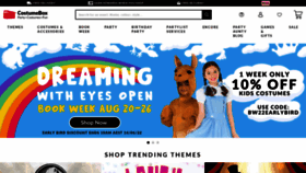 What Costumebox.com.au website looked like in 2022 (1 year ago)