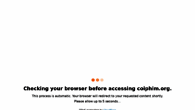 What Coiphim.org website looked like in 2022 (1 year ago)