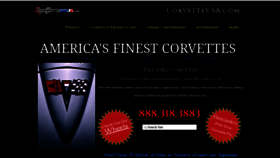 What Corvetteusa.com website looked like in 2022 (1 year ago)