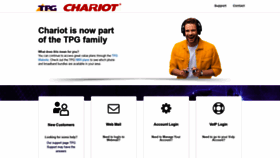 What Chariot.net.au website looked like in 2022 (1 year ago)