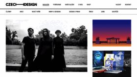 What Czechdesign.cz website looked like in 2022 (3 years ago)