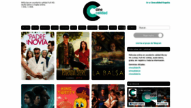 What Cinecalidad.la website looked like in 2022 (1 year ago)