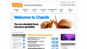What Cherishinsurance.com website looked like in 2022 (1 year ago)
