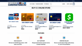 What Cardingteam.ru website looked like in 2022 (1 year ago)