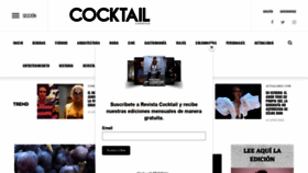 What Cocktail.pe website looked like in 2022 (1 year ago)