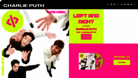 What Charlieputh.com website looked like in 2022 (1 year ago)