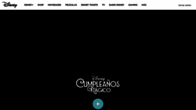 What Cumplemagico.disneylatino.com website looked like in 2022 (1 year ago)
