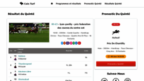 What Coin-turf.fr website looked like in 2022 (1 year ago)