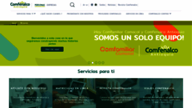 What Comfenalcoantioquia.com website looked like in 2022 (1 year ago)