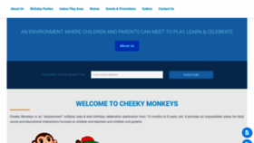 What Cheekymonkeys.us website looked like in 2022 (1 year ago)