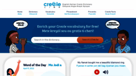 What Creolelink.com website looked like in 2022 (1 year ago)