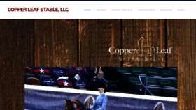 What Copperleafstables.com website looked like in 2022 (1 year ago)