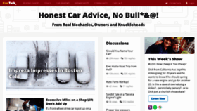 What Cartalk.com website looked like in 2022 (1 year ago)