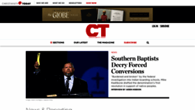 What Christianitytoday.com website looked like in 2022 (1 year ago)