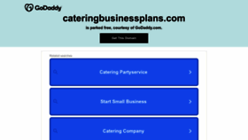 What Cateringbusinessplans.com website looked like in 2022 (1 year ago)