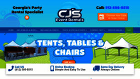 What Cjseventrentals.com website looked like in 2022 (1 year ago)