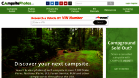What Campsitephotos.com website looked like in 2022 (1 year ago)