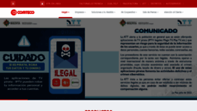 What Comteco.com.bo website looked like in 2022 (1 year ago)