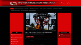What Cometsofcharlescounty.org website looked like in 2022 (1 year ago)