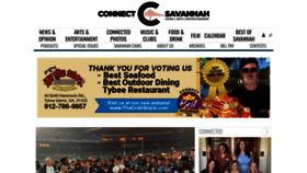 What Connectsavannah.com website looked like in 2022 (2 years ago)