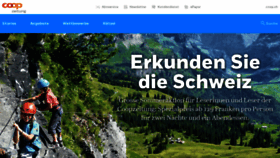 What Coopzeitung.ch website looked like in 2022 (1 year ago)