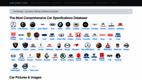 What Cars-directory.net website looked like in 2022 (1 year ago)