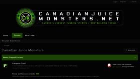 What Canadianjuicemonsters.net website looked like in 2022 (1 year ago)