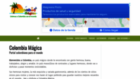 What Colombiamagica.co website looked like in 2022 (1 year ago)