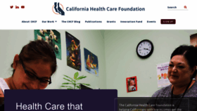 What Chcf.org website looked like in 2022 (1 year ago)