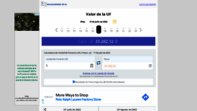 What Calculadora-uf.cl website looked like in 2022 (1 year ago)