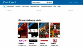 What Catalomat.ro website looked like in 2022 (1 year ago)